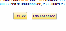 agree button.