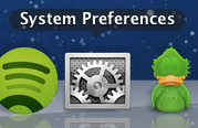 screenshot of system preferences