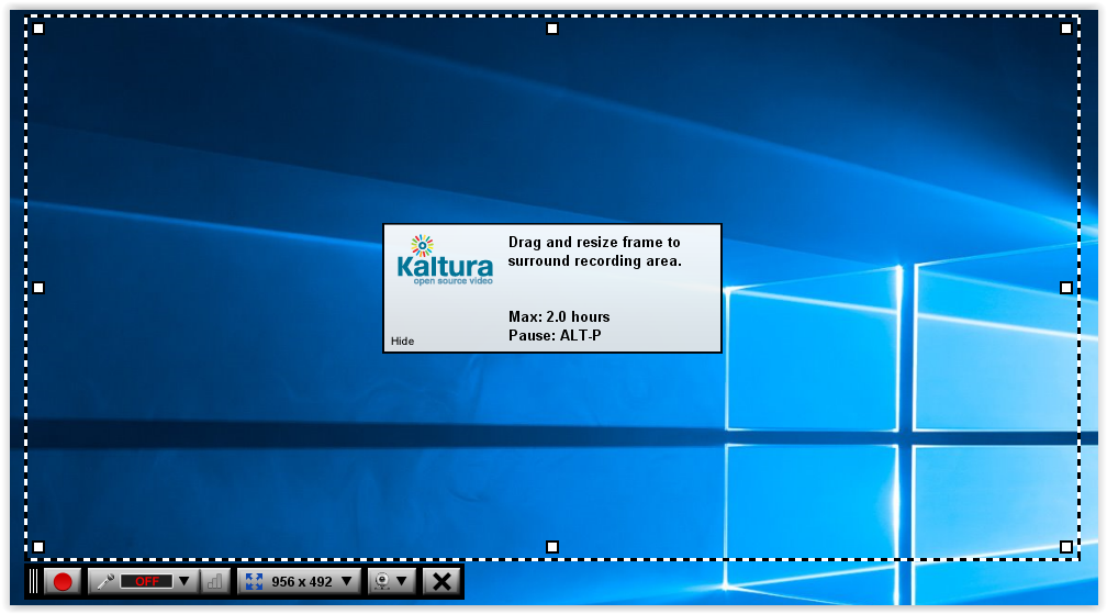 the java screen recorder