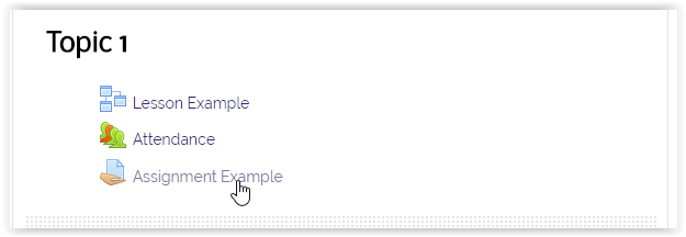 selecting an assignment