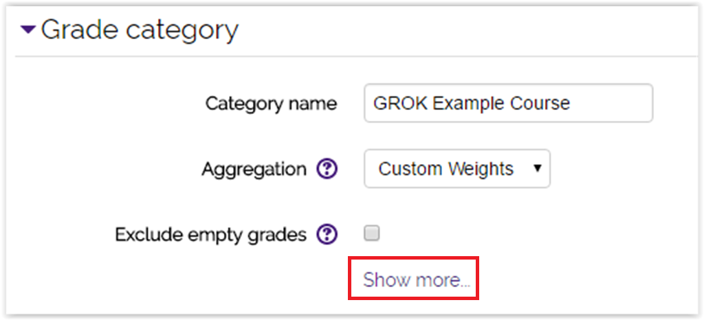 Show more option