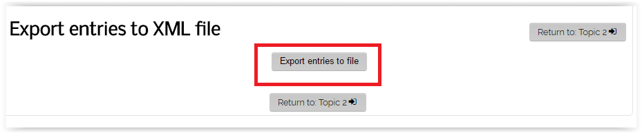 export entries to file button.