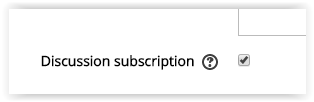 checkbox to choose if you want to receive email copies of posts in this forum