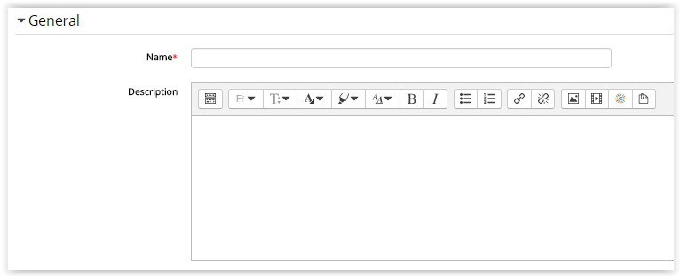 General settings for your new lightbox gallery.