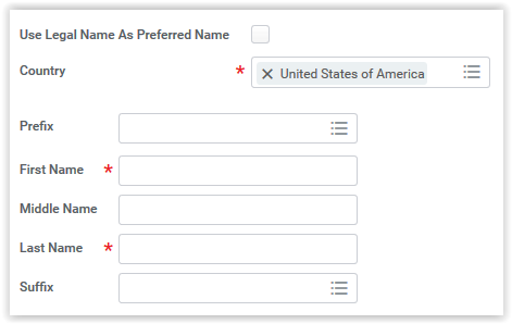 name fields in workday