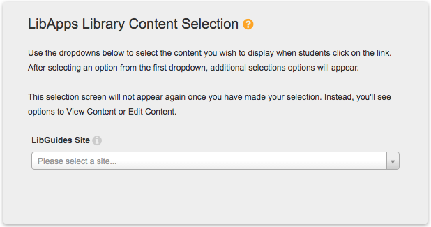 Lib Apps Library homepage
