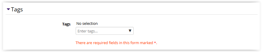 Glossary settings/tags settings in moodle 3