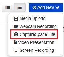 CaptureSpace lite button