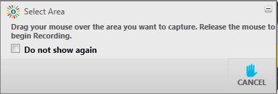 select area instructions