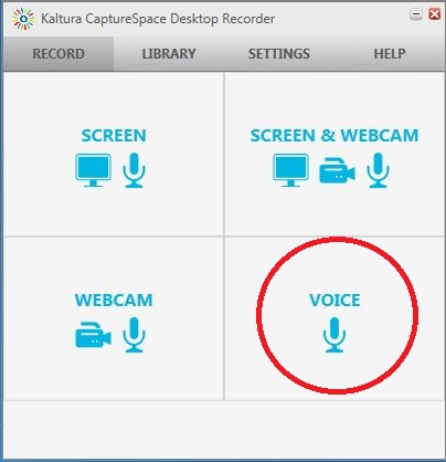 capturespace record voice button