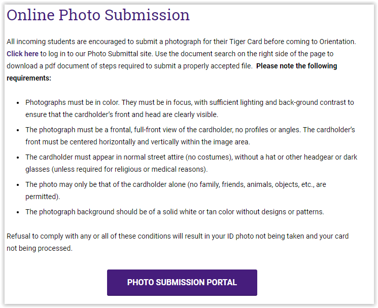 opening the lsu photo portal