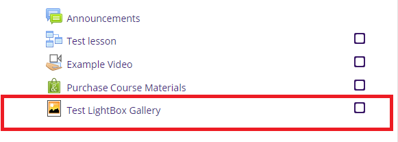 select lightbox gallery