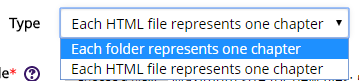 Format options for zip upload