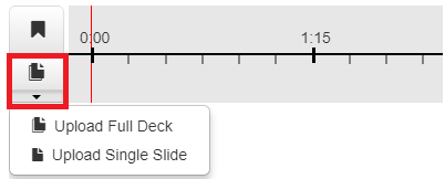 upload slide or slide decks