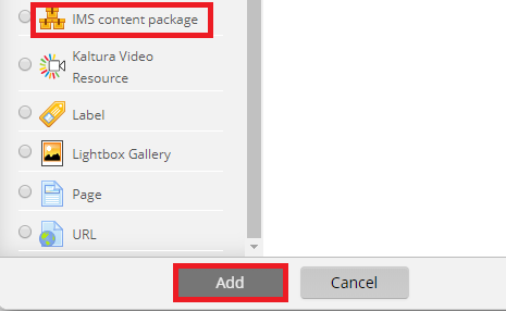 IMS content package