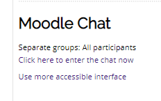 opening one of two chat links