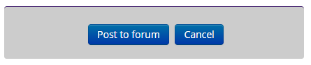 Post to forum button