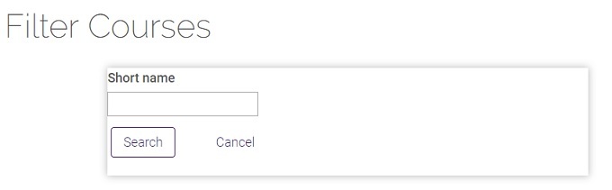 Short name text box