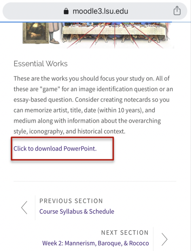 download Moodle resources