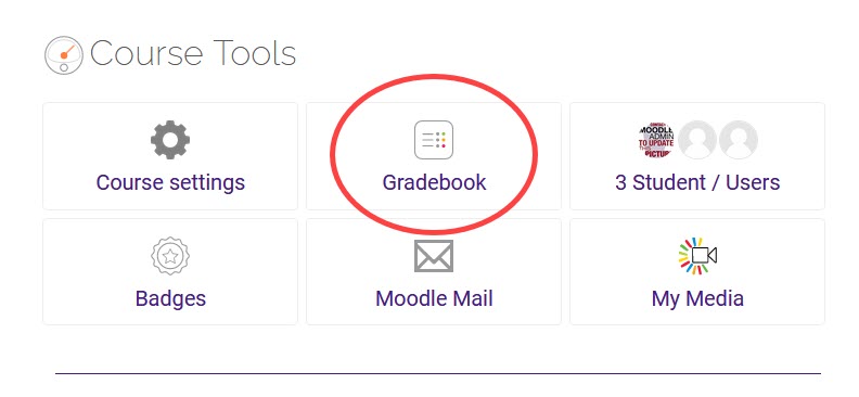 Gradebook link in Course Tools