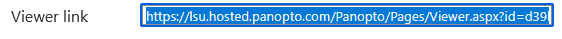 panopto viewer link